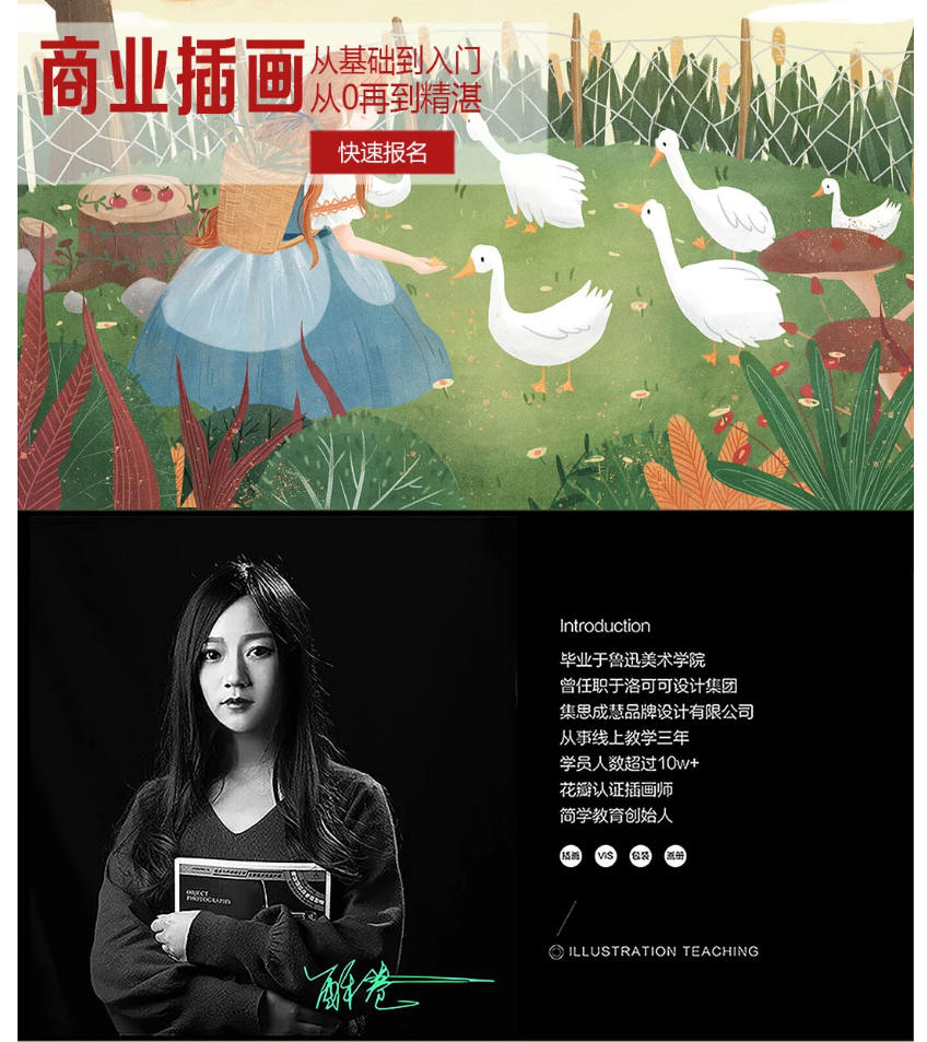 酥卷：商业插画全套班VIP课堂
