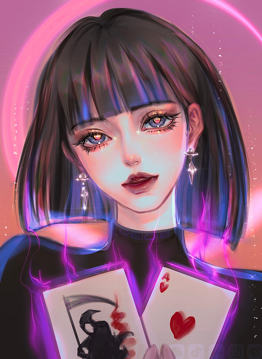 霓虹慕斯ipad头像插画课2020年11月已完结【画质高清有笔刷】