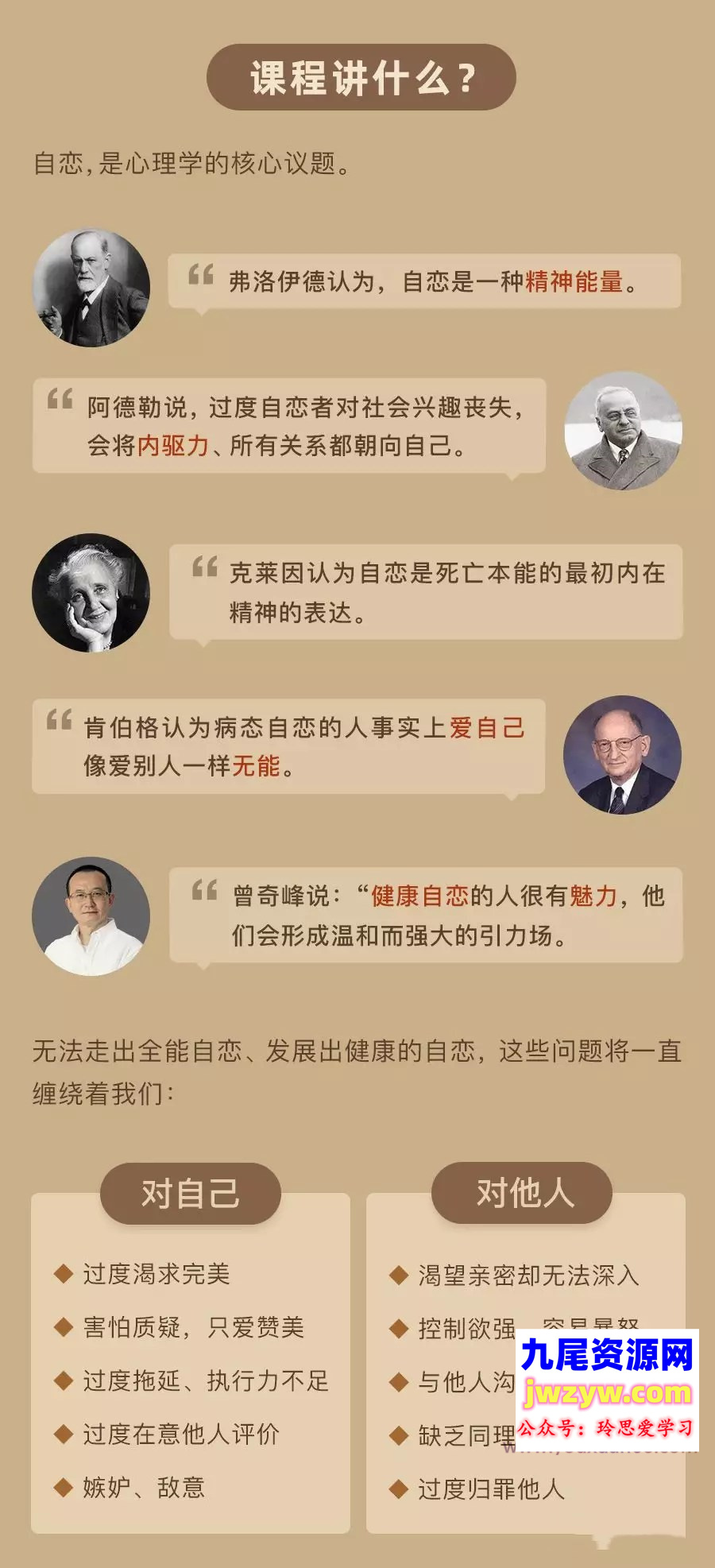 武志红·全能自恋80讲：从自恋到自信，唤醒活力自我（完结）